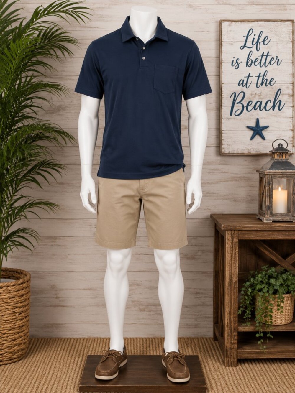 Sonoma Men's Polo Shirt | Size Small | Navy Blue | Never Worn
